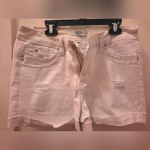 White(butt lifting) shorts